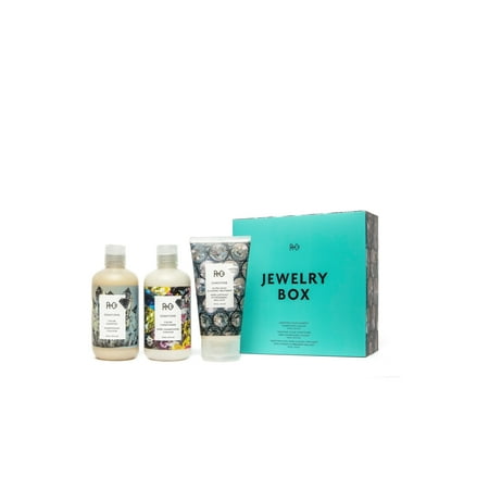 R+Co Jewelry Box Limited Edition Kit including GEMSTONE Color Shampoo, GEMSTONE Color Conditioner, GEMSTONE Ultra Shine Glossing Treatment, 3 Piece ($106 Value)
