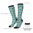 thumbnail image 5 of Picia Women Crew Soft Moisture-wicking Socks Turtles And Seahorses Pattern Design Cotton Socks, One Size fit All, 5 of 9