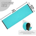 thumbnail image 2 of Ryvnso Turquoise Bedroom Runner Rug 2'x6' Hallway Area Carpet Non Slip Entryway Mat with Tassels, 2 of 8