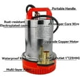 thumbnail image 4 of DC 12V Submersible Water Pump Submersible Deep Well Water Pump 1 inch Outlet，Irrigation Water Pump with Upgrade Copper Motor, 4 of 9
