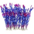 thumbnail image 1 of Artificial Seaweed Water Plants For Aquarium, Plastic Fish Tank Plant Decorations 10pcs (green), 1 of 1