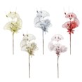 thumbnail image 5 of 6pcs Christmas Picks 16in Artificial Xmas Tree Sprays Bay Glitter Leaves Decor Plastic Christmas Leaves Decoration Wired Twig Stem Fake Bunch for DIY Garland Wreath Ornament, 5 of 10