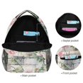 thumbnail image 4 of School Backpack Lightweight Multipocket College High Middle Student Bag 15L Pink Roses Climbing on Wall, 4 of 9