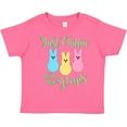 thumbnail image 3 of Inktastic Funny Easter Just Chillin' with My Peeps Boys or Girls Toddler T-Shirt, 3 of 5