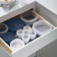 thumbnail image 3 of Contenants de conservation des aliments Rubbermaid EasyFindLids avec couvercles ventilés, 3 of 6