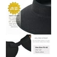 thumbnail image 3 of YEKEYI Sun Hats for Women Wide Brim Beach Hat Straw Visor Ponytail Summer UV Packable Foldable Beach Vacation Essentials, 3 of 7