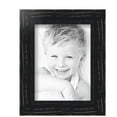 thumbnail image 2 of ArtToFrames 6" x 8" Distressed Black Picture Frame, 6x8 inch Black Wood Poster Frame (WOM-4592), 4 Pack, 2 of 7