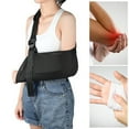 thumbnail image 3 of huanledash Arm Sling Adjustable Padded Elbow Dislocation Sprain Brace Ergonomic Design Shoulder Injury Rotator Cuff Torn Wrist Elbow Surgery Arm Support Strap for Left Right, 3 of 7