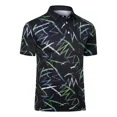 thumbnail image 1 of Playera Negra Hombre Calidad Casual Tenis Secado Rápido, 1 of 7