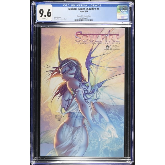 Michael Turner's Soulfire (2003) #1 CGC NM+ 9.6 Diamond Retailer Summit Variant Comic Book