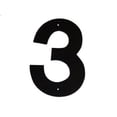 thumbnail image 1 of 3 In. Helvetica Modern Font Individual House Number 3, 1 of 1
