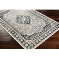 thumbnail image 3 of Mark&Day Washable Rugs, 3x7 West College Traditional Light Gray Runner Area Rug, Grey Blue Carpet for Hallway, Kitchen, Bedroom or Living Room (2'7" x 7'3" Runner, Machine Washable), 3 of 7
