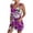Purple, variant on Kmdttou 2025 New Fashion Women's Summer Comfortable Casual Suspender Printing Shorts Pocket Jumpsuit Shorts with Pockets Clothes on Clearance!