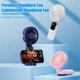 thumbnail image 2 of Small handheld fan with digital display foldable design 5 speed low noise portable cooling fan personal air conditioner Qinghai, 2 of 5