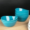 thumbnail image 7 of DSstyles Cereal Bowls-18 Ounce Soup Bowls with Curve Shaped Design for Salad, Dessert, Set of 8, 7 of 7