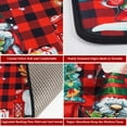 thumbnail image 4 of Christmas Kitchen Mats, Merry Christmas Kitchen Rugs Set of 2 - Red Black Buffalo Plaid Christmas Kitchen Decor - Gnome Truck Xmas Decorations for Floor,Bathroom,Living Room,Doorway 17"x30"+17"x47", 4 of 6