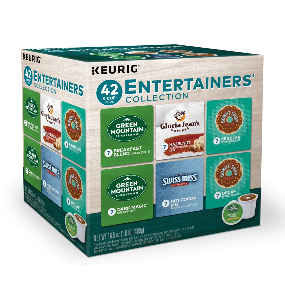 Keurig Entertainer Variety Coffee Collection KCup Pods, Variety Pack