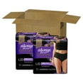 thumbnail image 3 of Always Discreet Boutique Low-Rise Incontinence & Postpartum Underwear L Maximum Absorbency Black, 20 Count, 3 of 20