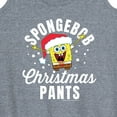 thumbnail image 3 of SpongeBob SquarePants - Christmas Pants - Women's Racerback Tank Top, 3 of 6