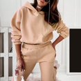 thumbnail image 6 of Women's Two Piece Outfits Matching Sets Long Sleeve Pullover Tops And Wide Leg Pants Tracksuit Sets Workout Bottoms for Women Formal Dresses with Pants Pant Suit Women Dressy Formal Juniors Pant Suits, 6 of 6