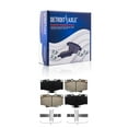 thumbnail image 4 of Detroit Axle - Front Brake Kit for 1996-2002 Toyota 4Runner 95-98 Tacoma 6-LUG Disc Brake Rotors Ceramic Brakes Pads 1997 1998 Replacement: 11.69" Rotor, 4 of 7