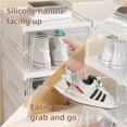 thumbnail image 3 of Plastic Storage Bins Shoe Storage Organizer Rack Free Standing 6 Layers Shoe box Durable and Stable Shoe Cabinet for Home Organization Collapsible Storage Bins, 3 of 9