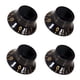 thumbnail image 1 of Perilla de Control de Velocidad Ndcxsfigh Acrílico para Guitarra 4x para LP SG (+) Black Gold, 1 of 7