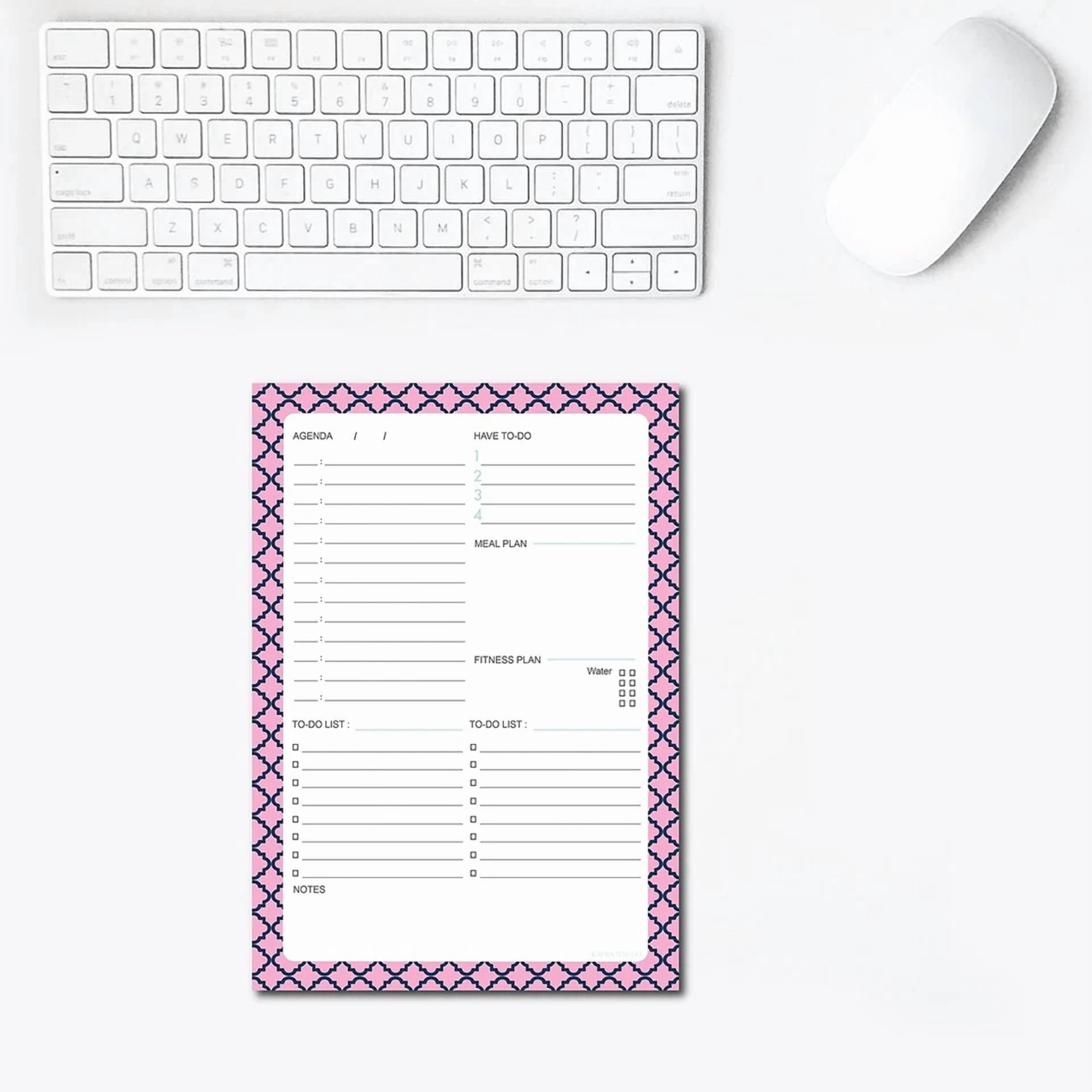 Kahootie Co. Kahootie Co Daily Schedule Notepad A5 8.3" X 5.8" 50 Sheets Per Pad