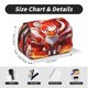 thumbnail image 5 of Disketp Red Sun Flame Fox Estuche de Lápices de Doble Capa con Tapa Abatible y Cremallera, Organizador Escolar para Adolescentes y Adultos, 5 of 7