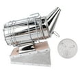 thumbnail image 2 of Enfumoir de Ruche en Acier Inoxydable avec Génération de Fumée Stable, Design Portable, Travail Supérieur, Rangement Pratique, Équipement d'Apiculture en Bois Massif pour Outil d'Apiculteur, 2 of 7