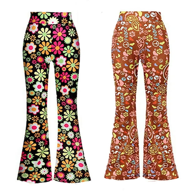 Disfraz Años 60 Mujer Disfraz Hippie Mujer Años 70 Chaleco Con