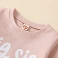 thumbnail image 4 of Durtebeua Hoodie For Boys Kids Sweatshirt Toddler Baby Boys Girls Basic Crewneck Pullover Sweatshirt Children's Solid Sweater Tops Pink,6-9 Months, 4 of 7