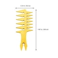 thumbnail image 2 of NUOLUX 1Pc Durable Golden Supplies Comb with Scalp Massage Feature for Men, 2 of 8