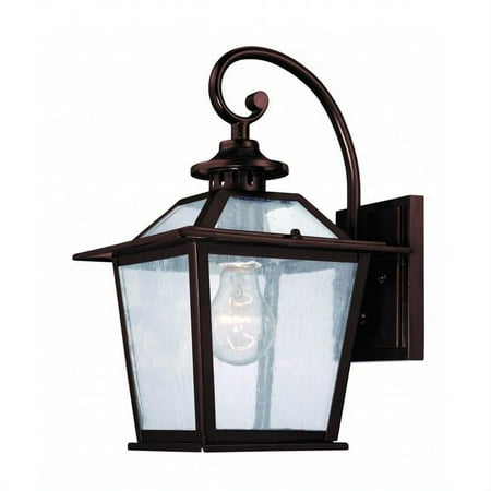 

13.25 x 8 x 9.75 in. Salem 1-Light Architectural Bronze Wall Light