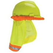 MSA Sunshade Hard Hat Accessory Yellow-Green 10098032