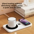 thumbnail image 5 of 22W Cordless Mug Warmer for Desk - 3 Temp Settings, 8H Auto Shut Off, Battery Display & Wireless Charging | Coffee/Tea Cup Warmer, Candle Melter, Ideal Kitchen Appliances Gift, 5 of 7