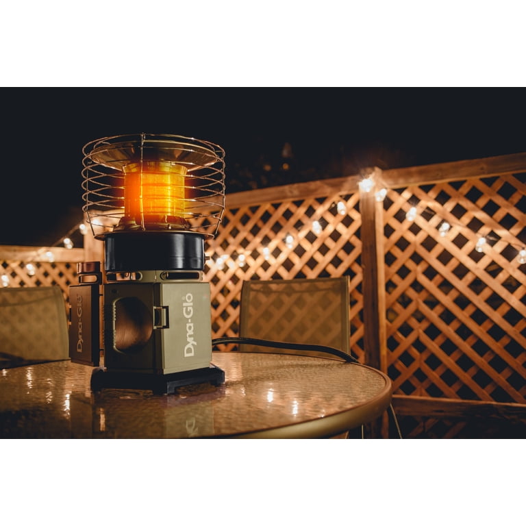 Dyna-Glo HA2360BK Table Black Propane Patio Heater - Walmart.com