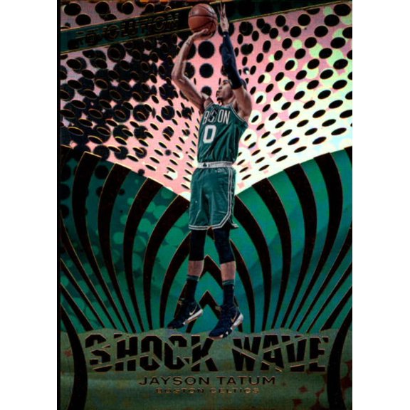 Collectible 2018-19 Panini Revolution Shock Wave #17 Jayson Tatum Boston Celtics NBA Basketball Trading Card