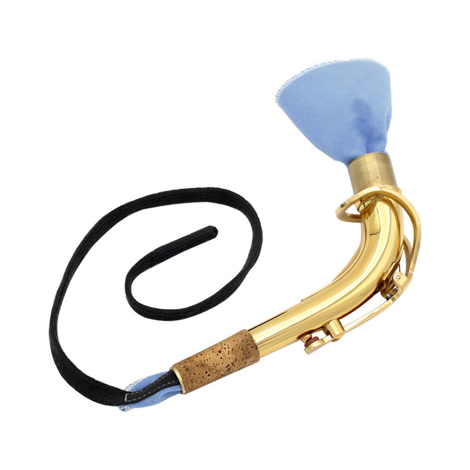 Kit De Nettoyage Pour Saxophone 2 Pièces - Chiffons Doux En Coton - Pour Intérieur Et Extérieur De L'instrument - Compatible Aussi Trompette, Clarinette - 3