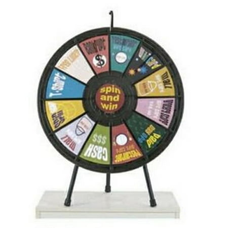 Games People Play 63000 12 Slot Tabletop Prize Wheel Game 31 in.