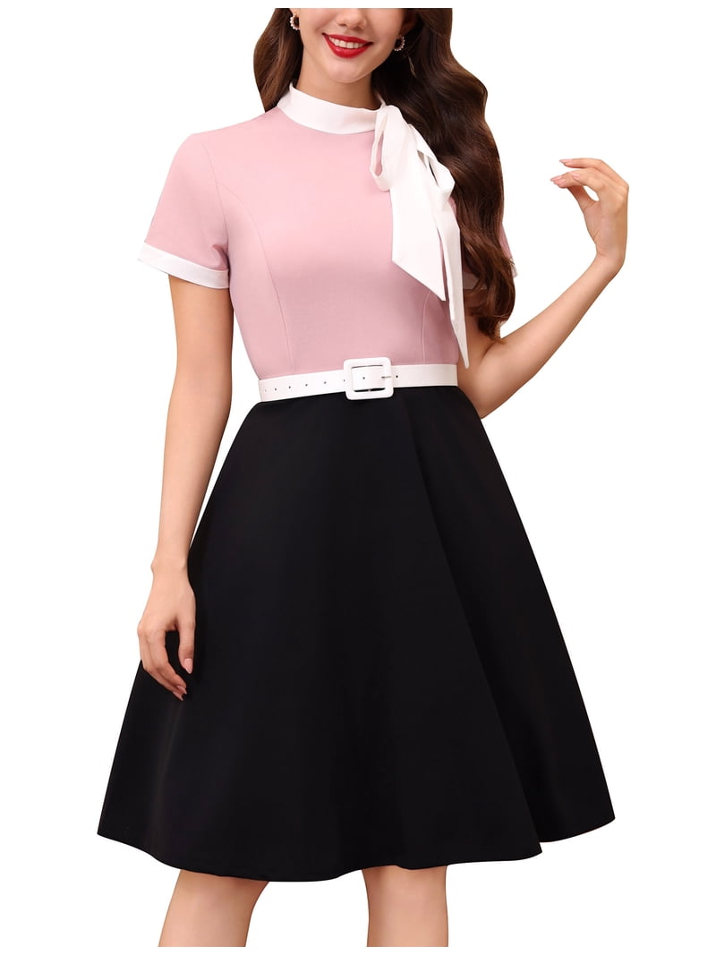 short pink and black prom dresses Sweetheart Black and Pink Puffy Short Prom Dress with Embroidery