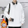 thumbnail image 3 of Men's Fake Two Long-Sleeved Sweater-Plus Velvet Loose Top, 3 of 12