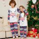 thumbnail image 3 of Conjunto de ropa de casa de algodón para padres e hijos, pijamas con letras estampadas de Navidad, traje de dormir con cuernos de ciervo de dibujos animados, novedad de 2023, 3 of 4