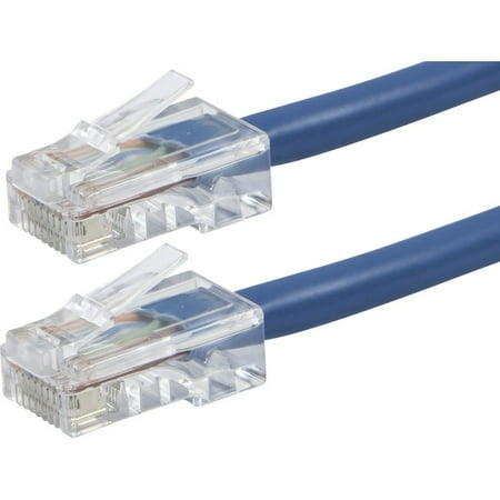 UPC: 0889028014530 | Monoprice ZEROboot Series Cat6 24AWG UTP Ethernet Network Patch Cable  7ft Blue
