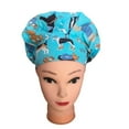 thumbnail image 1 of Operating Hats Nurses Long-time Service Gourd-shaped Pure Color Button Professional Assorted Colors Multifunctional Working Caps G-16, 1 of 5