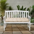 thumbnail image 5 of Patio Bench Cushion, Soft Beige, Stripe, 54”W, 5 of 8