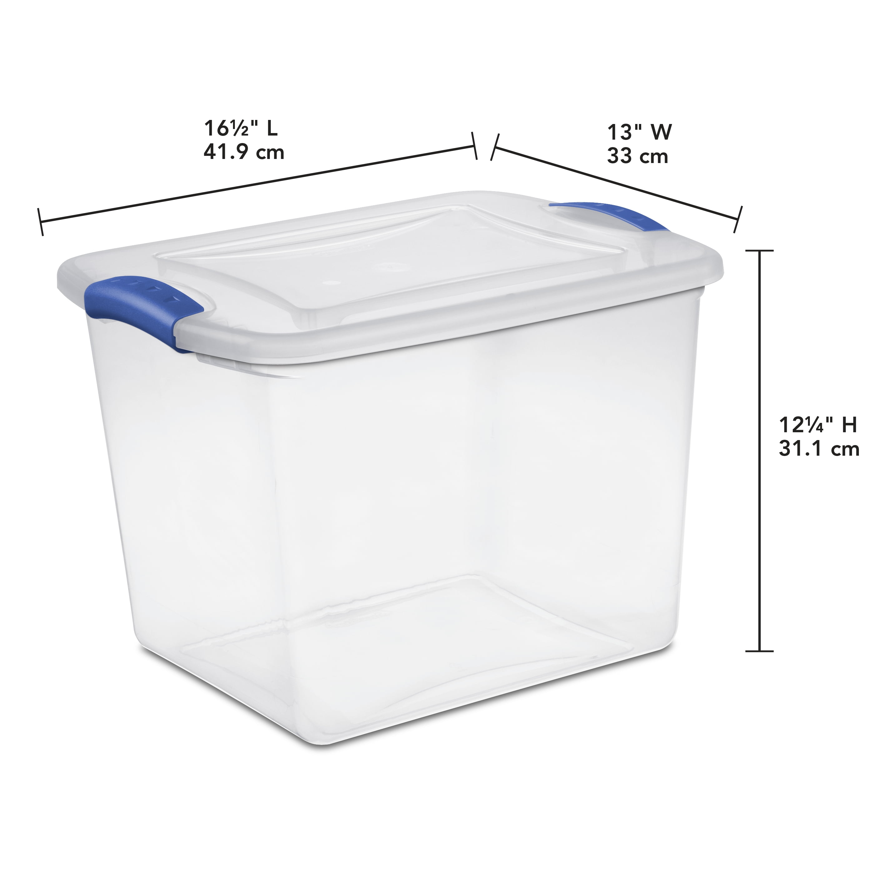 Sterilite Clear & White Plastic Storage Bin with One Drawer & Reviews