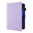 thumbnail image 2 of For Xiaomi Pad 6/Pad 6 Pro 11.0 inch Case, Rhombus Pattern Multiple Viewing Angles Stand Slim Folio Cover (Purple), 2 of 6