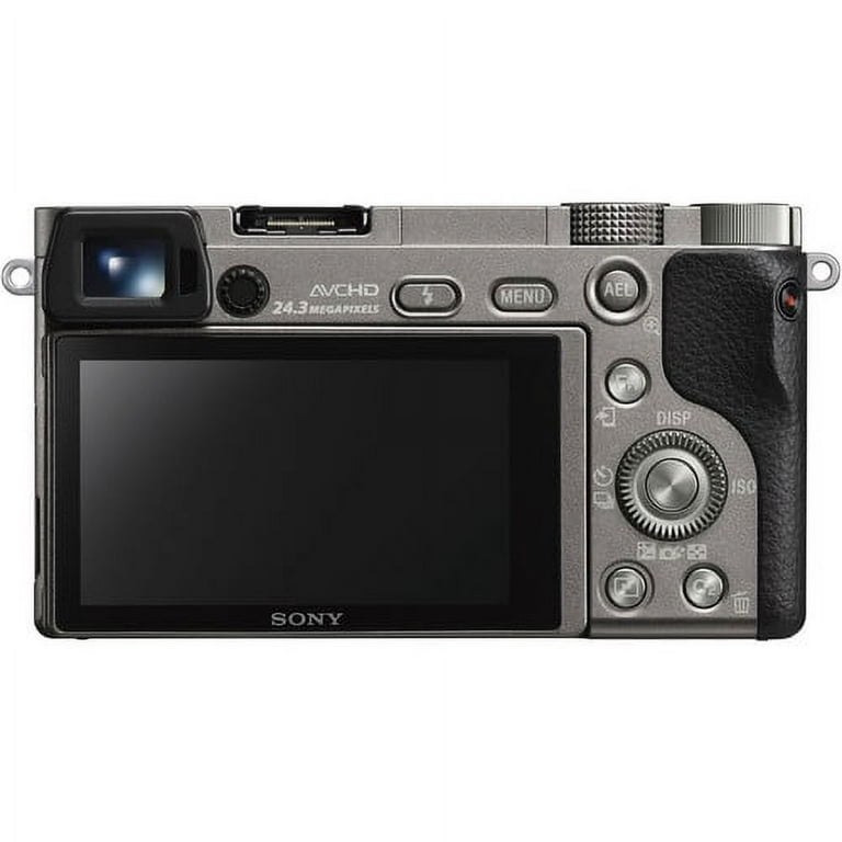 Sony Alpha a6000 Mirrorless Digital Camera 24.3MP SLR Camera  with 3.0-Inch LCD - Body Only (Graphite) : Electronics