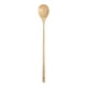 thumbnail image 1 of Juego de cuchara y tenedor de madera largos para cocinar, hechos a mano, resistentes al calor, color madera natural, ideal para ensaladas, pastas, postres y sopas, apto para alimentos y fácil de limpi, 1 of 3